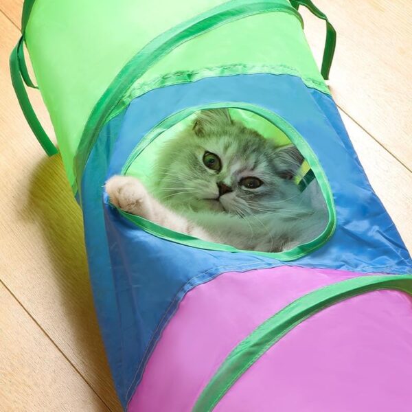 Cute Cabin Cat tunnel Tube Foldable